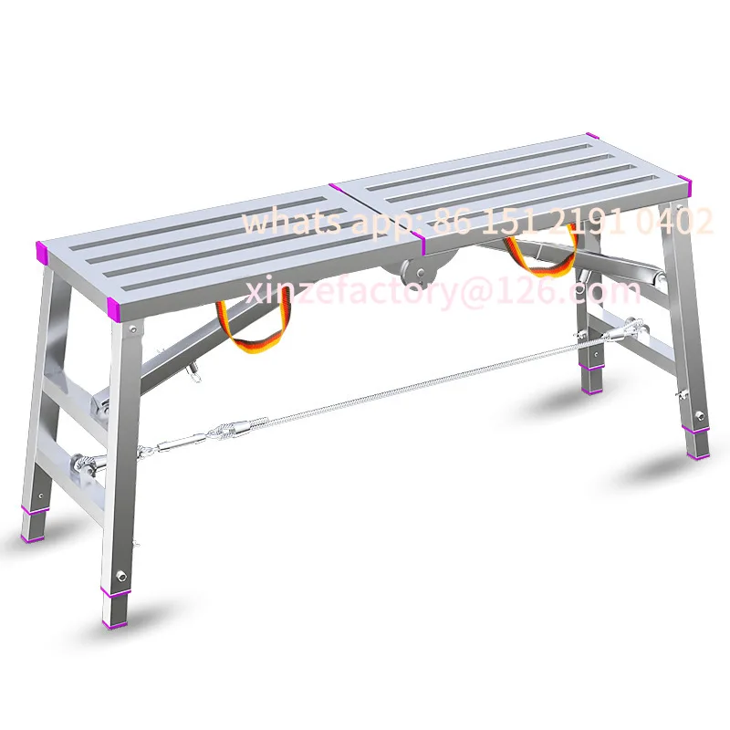 

Customizable stool single and double support scaffold hot dip galvanized folding footstool