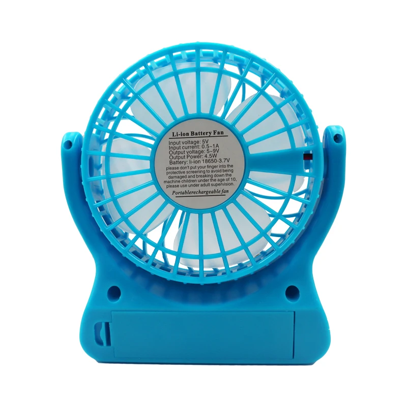 Monitor USB Fan Mini ricaricabile muto angolo regolabile piccolo ventilatore Desktop dormitorio per studenti letto portatile e portatile