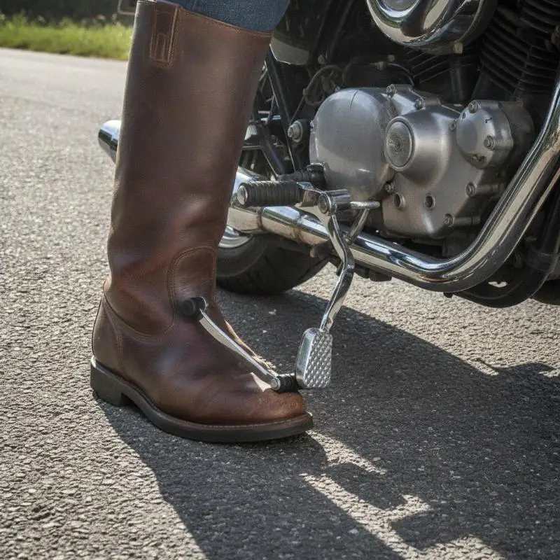 Motorcycle Gear Shift Lever Durable Stainless Steel Anti Slip Foot Pad For DY100 JH70 48Q Mod