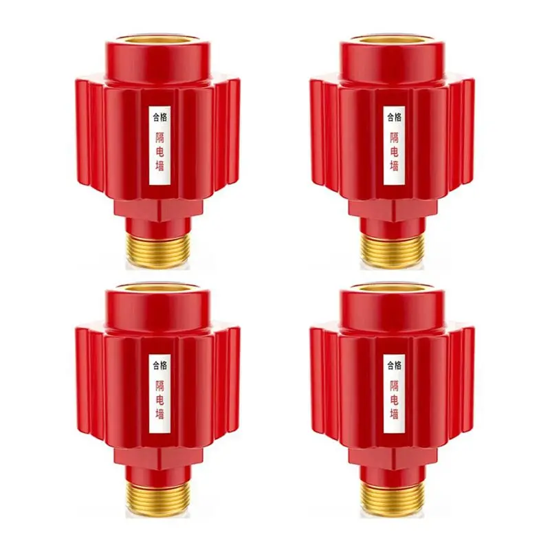 

M02K-4Pcs [Thickened Copper Teeth] Electric Water Heater Anti-Electric Wall Household Water Heater Fittings