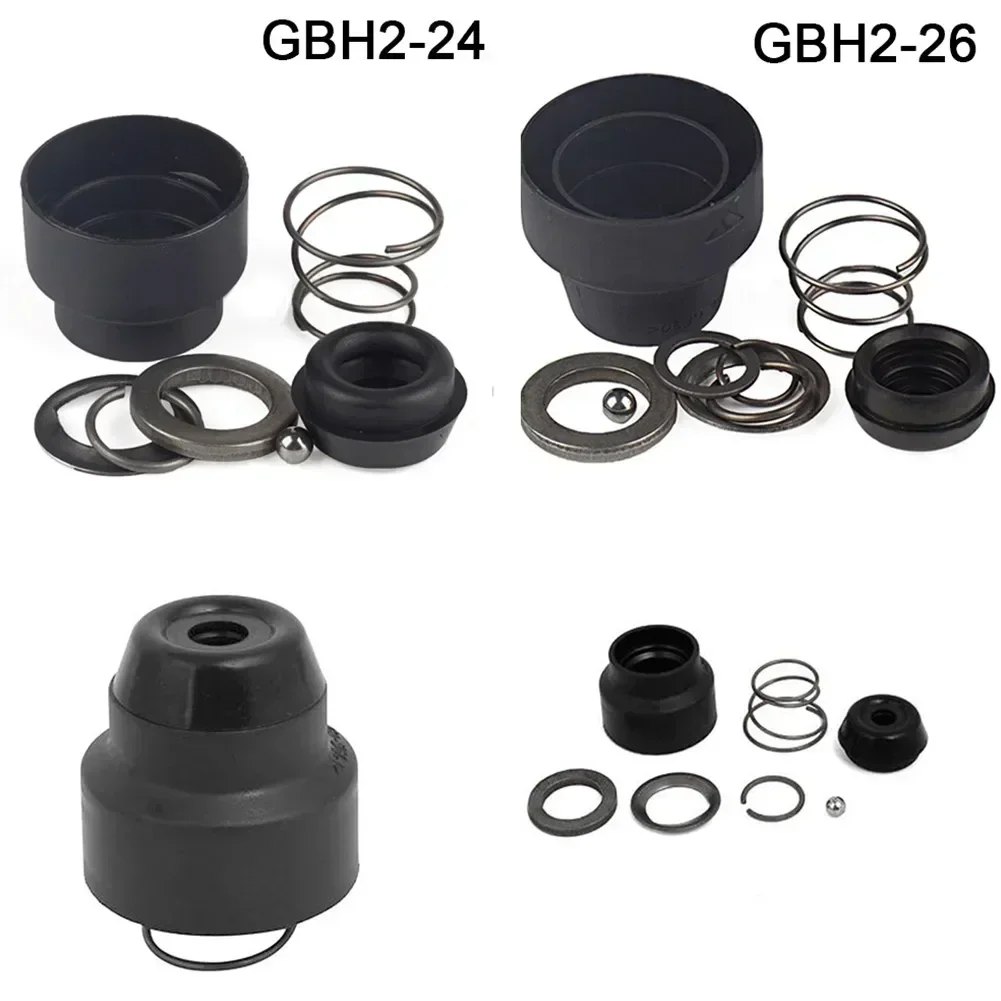 vhbw SDS Plus Bohrfutter kompatibel mit Bosch GBH 2-28 DFV | GBH 2-28 DFR Akku Bohrschrauber, Bohrmaschinen - 1,9 cm Innendurchmesser, Schwarz