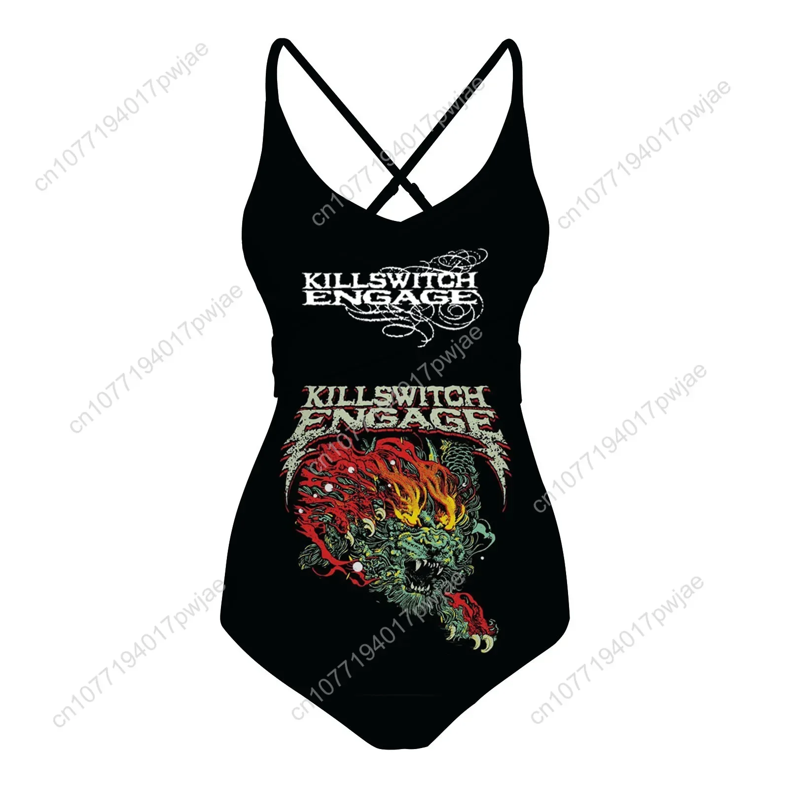 Killswitchs Engages Swimsuit Womens Sling Swimsuits Sexy Swimwear Pool Party Beach Bikini Summer Holiday Customize Bathing Suits