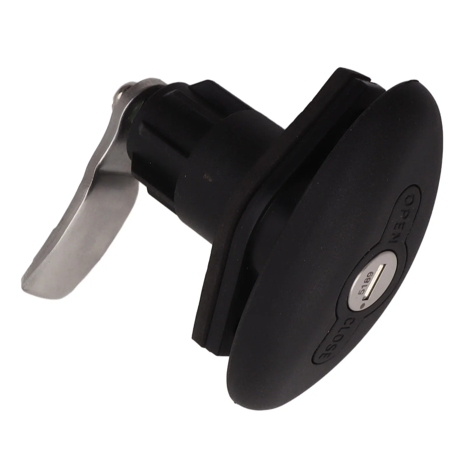 32mm RV Toolbox Lock 2991 OEM Replacement Black Waterproof Shockproof Seal for RV Boat Yacht Trailer Cabinet Rotary Latch