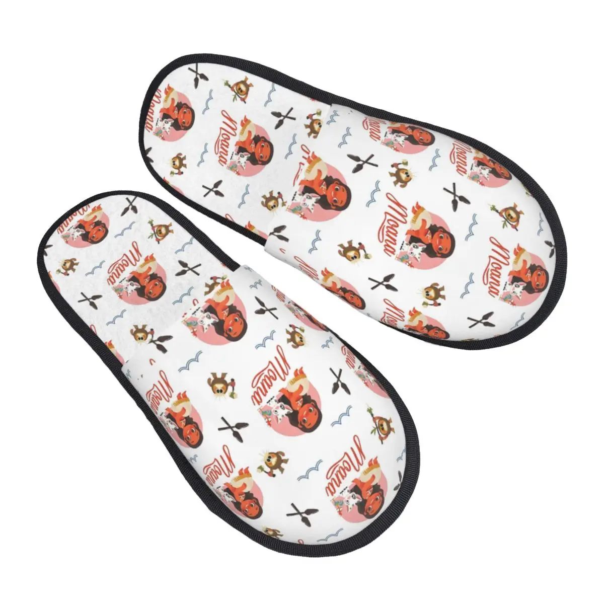 

Изготовленные на заказ тапочки Moana Guest для женщин-отелей, домашние тапочки с героями мультфильмов