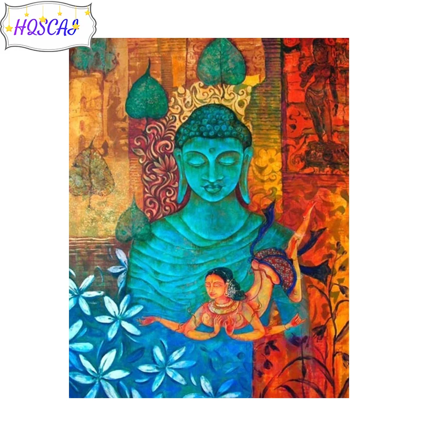 

New DIY 5D Diamond Painting Abstract Buddha Mermaid Cross Stitch Kits Full Embroidery Mosaic Art Pictures of Rhinestones Decor