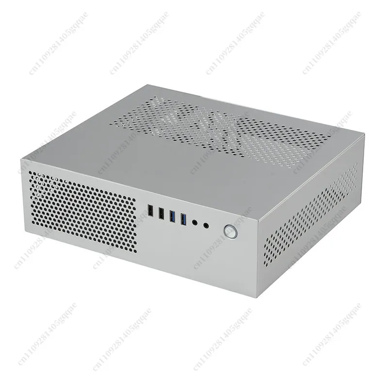 New A10 Mini Horizontal Vertical MATX24 * 24 Main Board Small 1U Power Supply 7.3LHTPC Computer Case