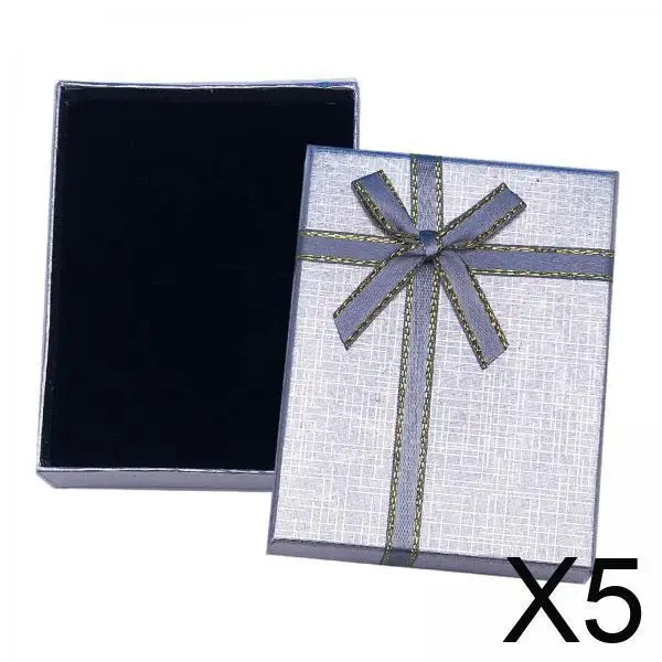 

5x Jewelry Box Jewelry Organizer Decorative Versatile Jewelry Container Jewelry Gift Box for Charms Necklaces Bracelets Travel