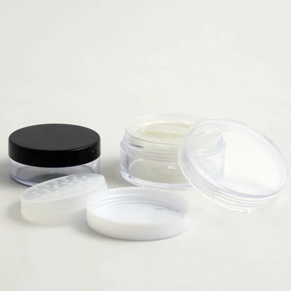 500 個 20 グラム化粧品パウダージャー、シフターメッシュパウダー容量、空のボックスジャーコンテナメイクアップパウダーパッキングボトル