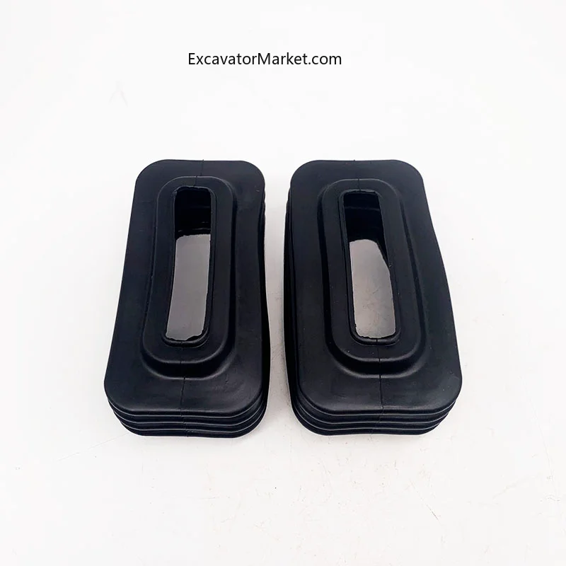 Excavator Spare For Caterpillar 306 307 312 320B C DWalking valve pedal rubber dirt-proof cover cover excavator accessories