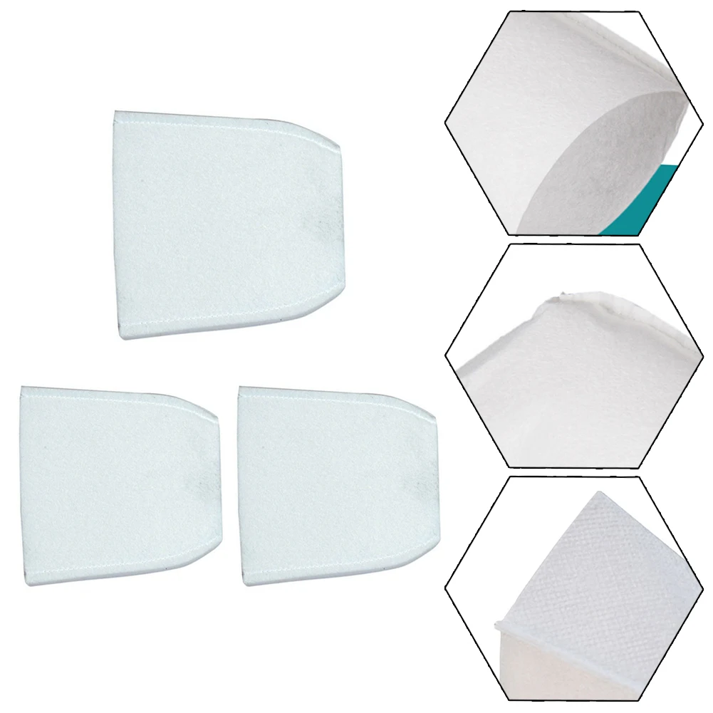 Multi-grade Filtration Filter Washable White 3pcs CL100/106/180 DCL180 Economical Non-woven For Makita