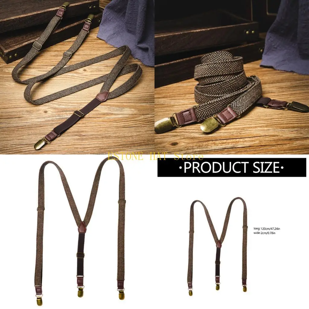 49mf-3-clip-men-suspenders-elastic-belt-clip-on-adjustable-comfort-fit-formal-wear
