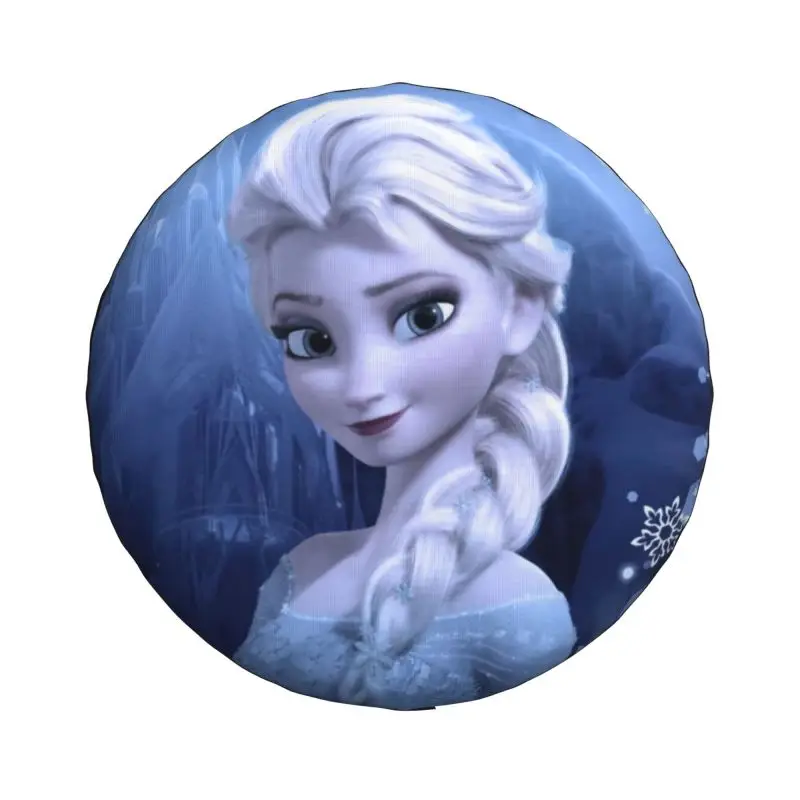 Custom Cartoon Frozen Princess Spare Tire Cover for Jeep Hummer SUV RV 4x4 Car Wheel Protectors Accessories 14