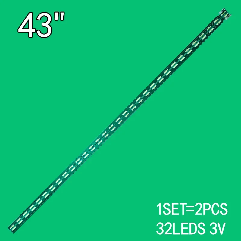 

LED Backlight Strip 32lamps For LIG Innotek Y15 43inch BMS UHD 8520PKG 64EA L/R-Type 49UF690V 43UF6300 43UX310C-CA