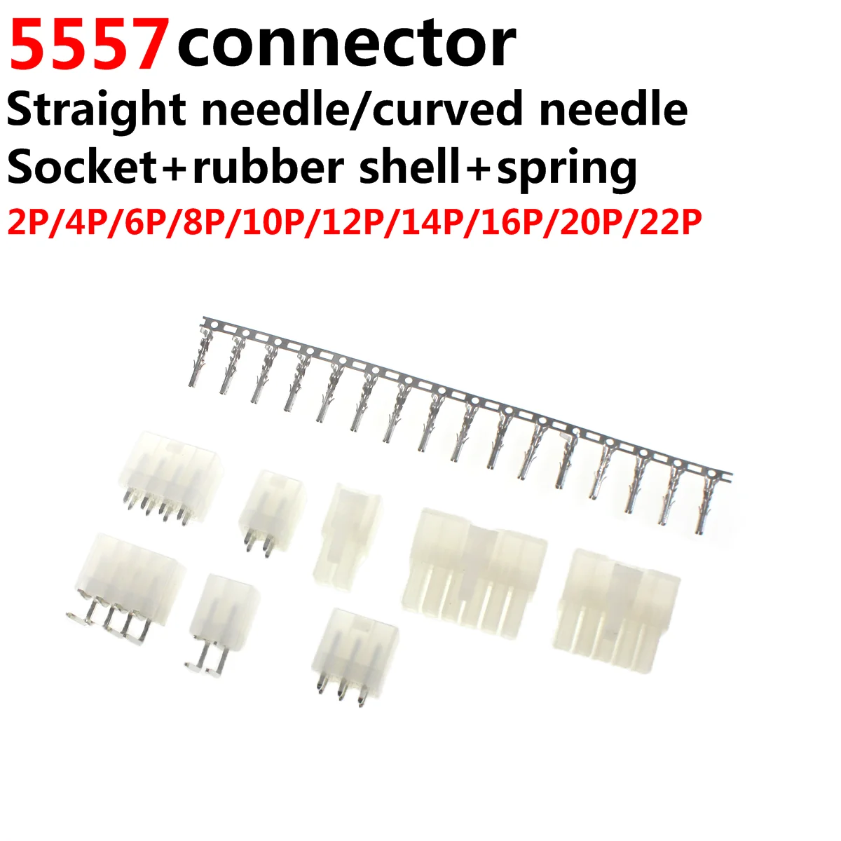 

5set 5557/5559 2x2/3/4/5/6/7/8/9/10/11Pin 24Pin 4.2mm Pitch Terminal/Housing/Pin Header Wire Connector Adaptor 5557 5559 Kits