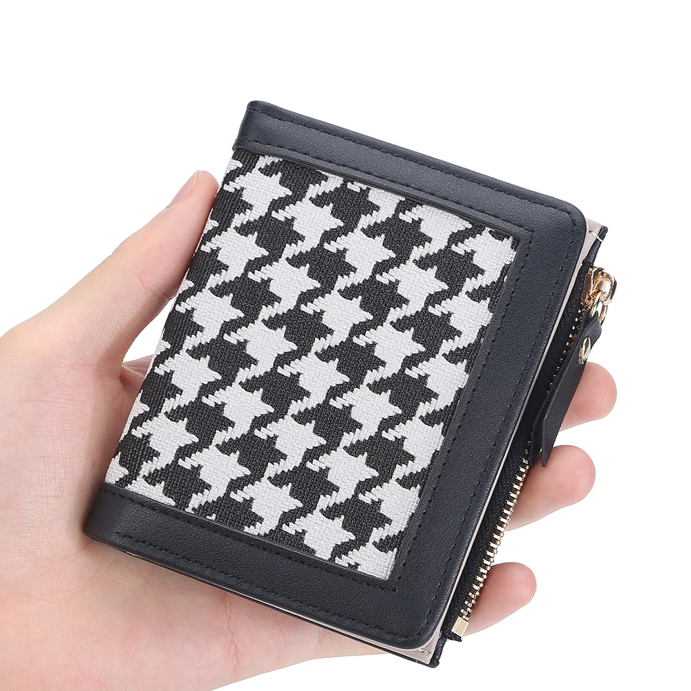 

Small Wallet Women Short Leather Coin Purse Simple Wallets Fashion Foldable Card Holder for Women Slim Walets кошелек женский