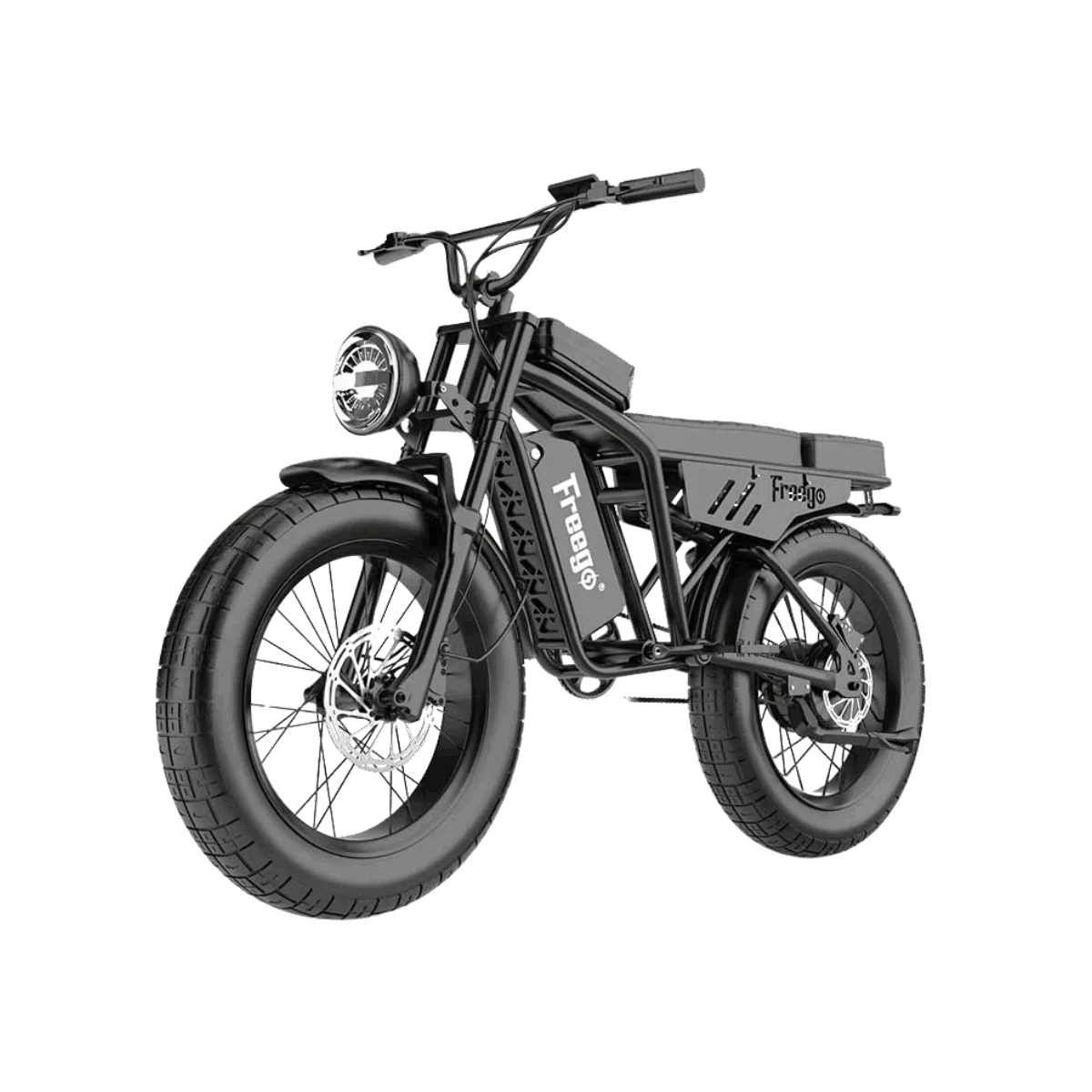 

FREEGO F0 Electric Bike for Adults 20 Inch Fat Tire Off Road E-Bike 48V10.4AH lithium Battery Powerful Mountain Electric Bicycle