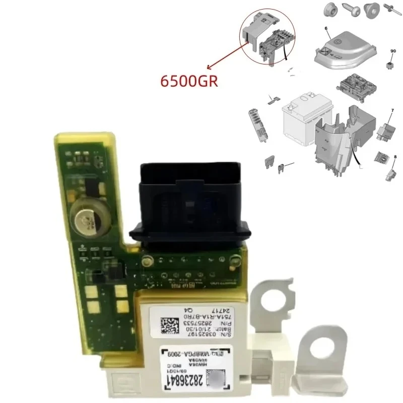 

Модуль защиты аккумулятора 6500GR, подходит для Peugeot 3008, 308SW, RCZ, Citroen C4 Picasso, артикул 28356841