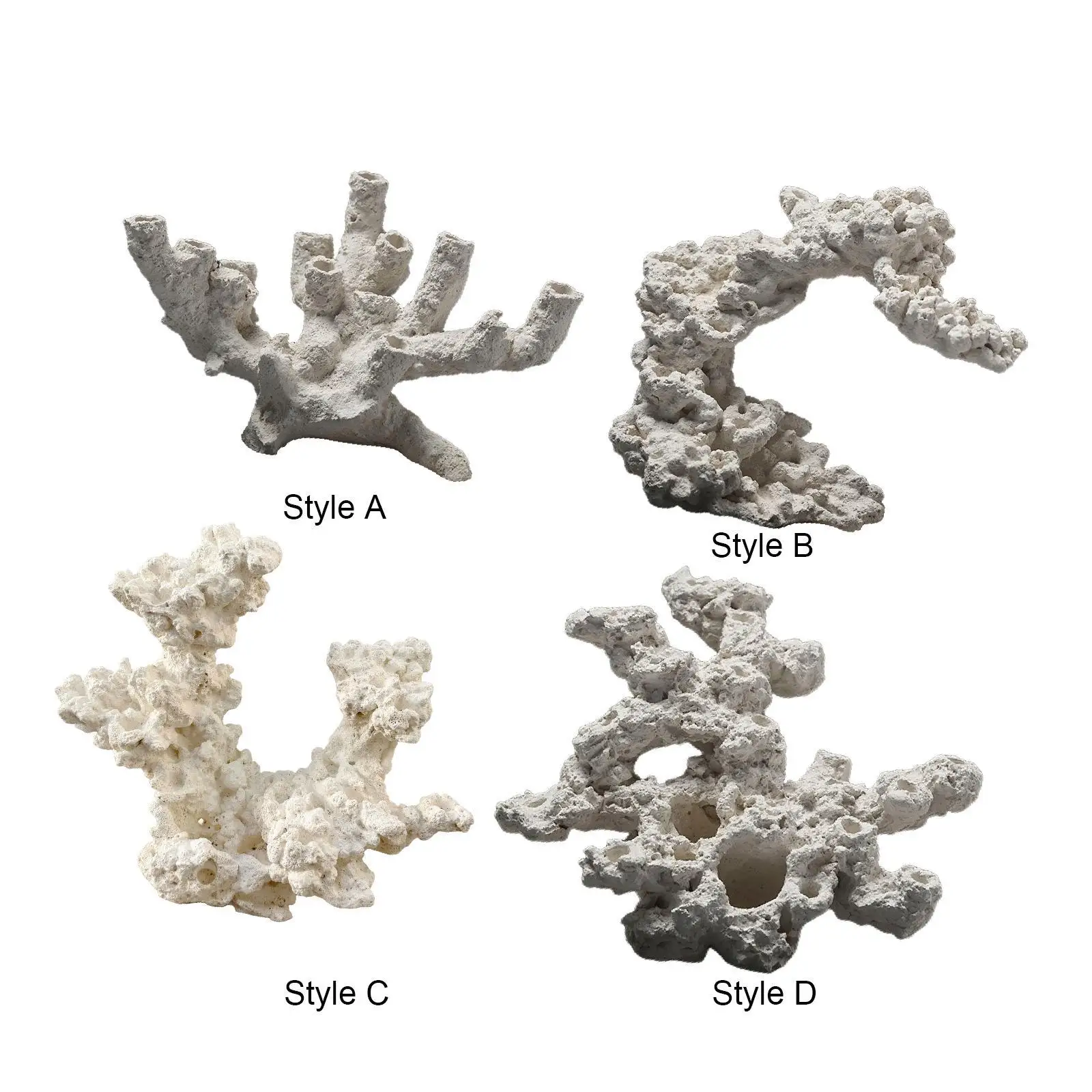 

Универсальная керамическая статуя анемона для аквариума, акваскейзаж, скульптура, украшение для набора аксессуаров для аквариума