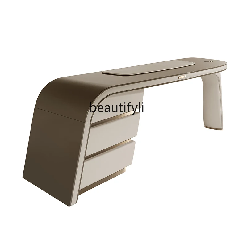 Simple Modern Desk Boss   Home Fashion Computer Desk Designer Villa High-End Italian Light Luxury