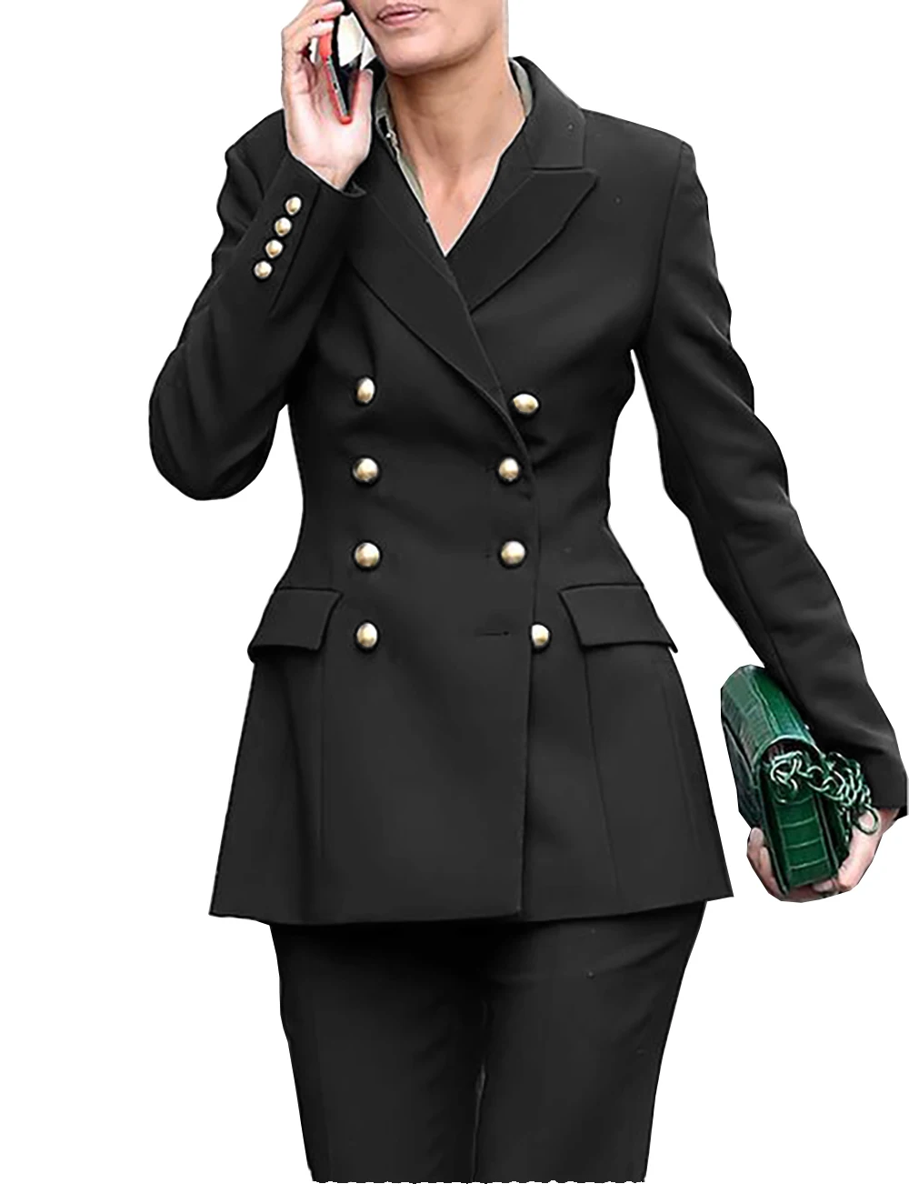 

Flower Women Wedding Suits Formal Jacket Pants 2 PCS Tuxedo Birthday Party Photograph Performance Costume