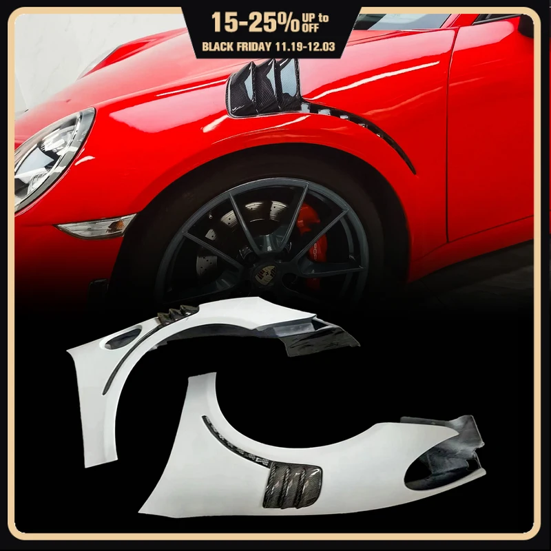 

Для PORSCHE 718 Boxster/Cayman 982 (2016+) автомобильное крыло в стиле GT4 | Только для переднего бампера GT4 | Идеальная посадка | Высокопрочный