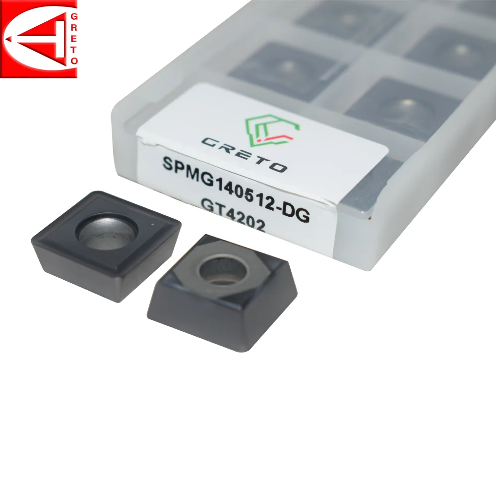 GRETO SPMG140512-DG GT4201 GT4202 Cemented Carbide Cutting Tool Turning Tools For Cnc SPMG 140512-DG SPMG140 512-DG