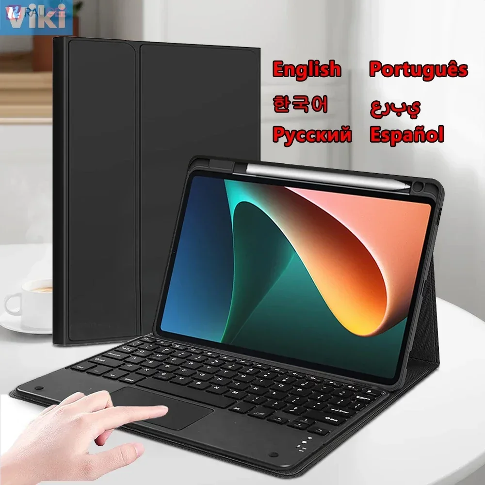 Keyboard Cover for Xiaomi Pad MiPad 6 Pro 11inch Bluetooth Keyboard for Xiaomi Mi Pad 5 Pro Redmi Pad SE Tablet Keyboard Case