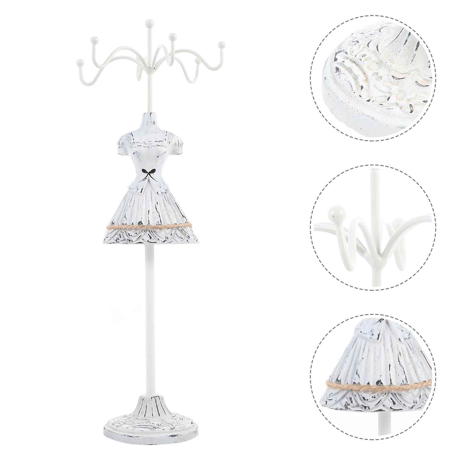 

1pc Rotating Stand Resin Earring Organizer Desktop Storage Chic Holder For Earrings Crystals Gifts Trade Show Durable Innovative