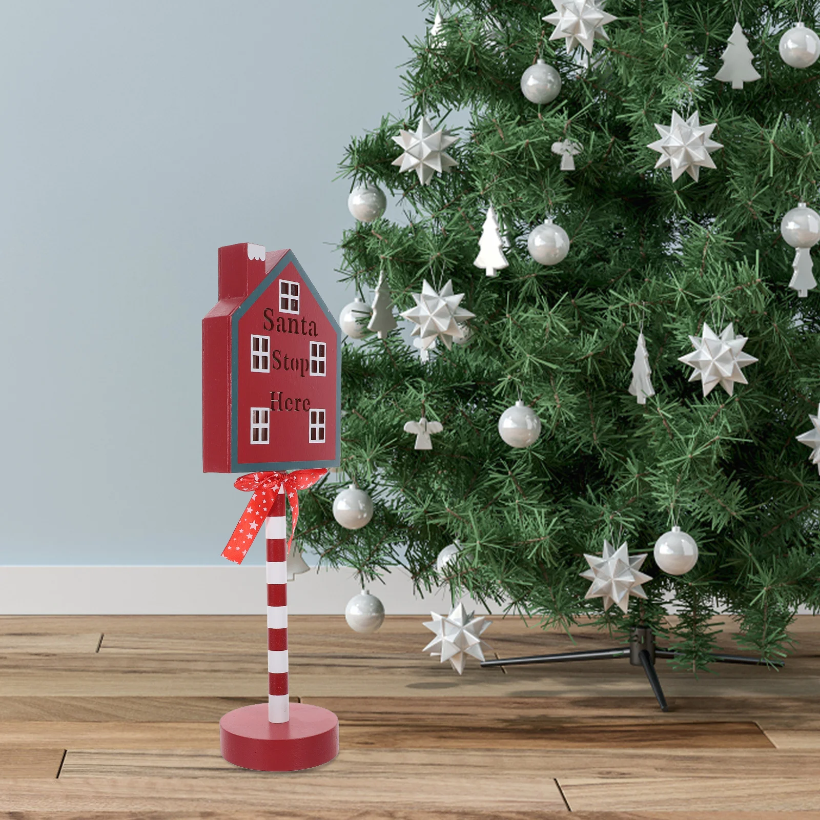 

Unique Design Christmas Decoration Light Easy Installation Wood Material Durable Practical Indoor Home Bedroom Garden Porch