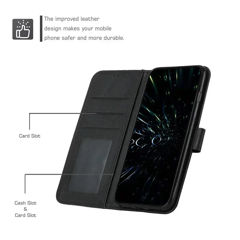 Funda Tipo Cartera con Tapa para Motorola Moto G56 5G, Funda Protectora para Teléfono Motorola Moto G56 MotoG86 G 56 5G