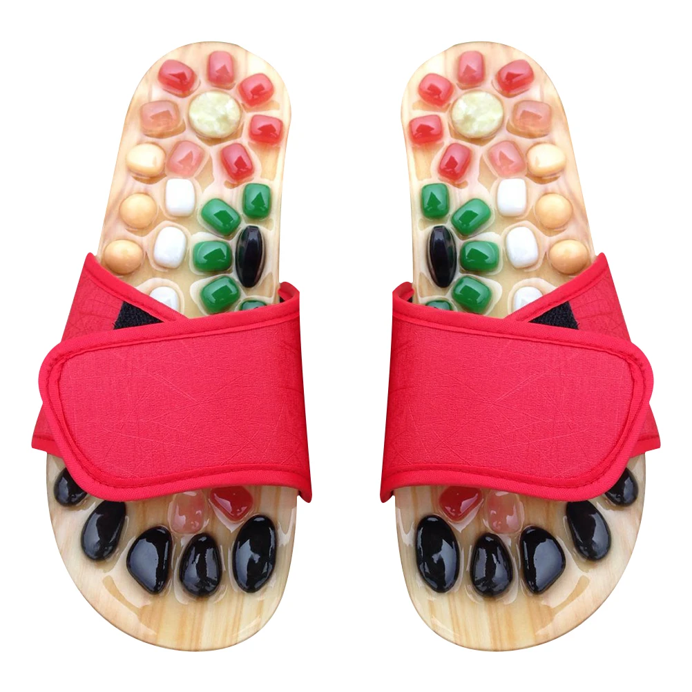 

Massage Slippers Foot Health Shoes Reflexology Acupuncture Cobblestone Soles Promote Blood Flow Anti Fatigue Long Wear Comfort