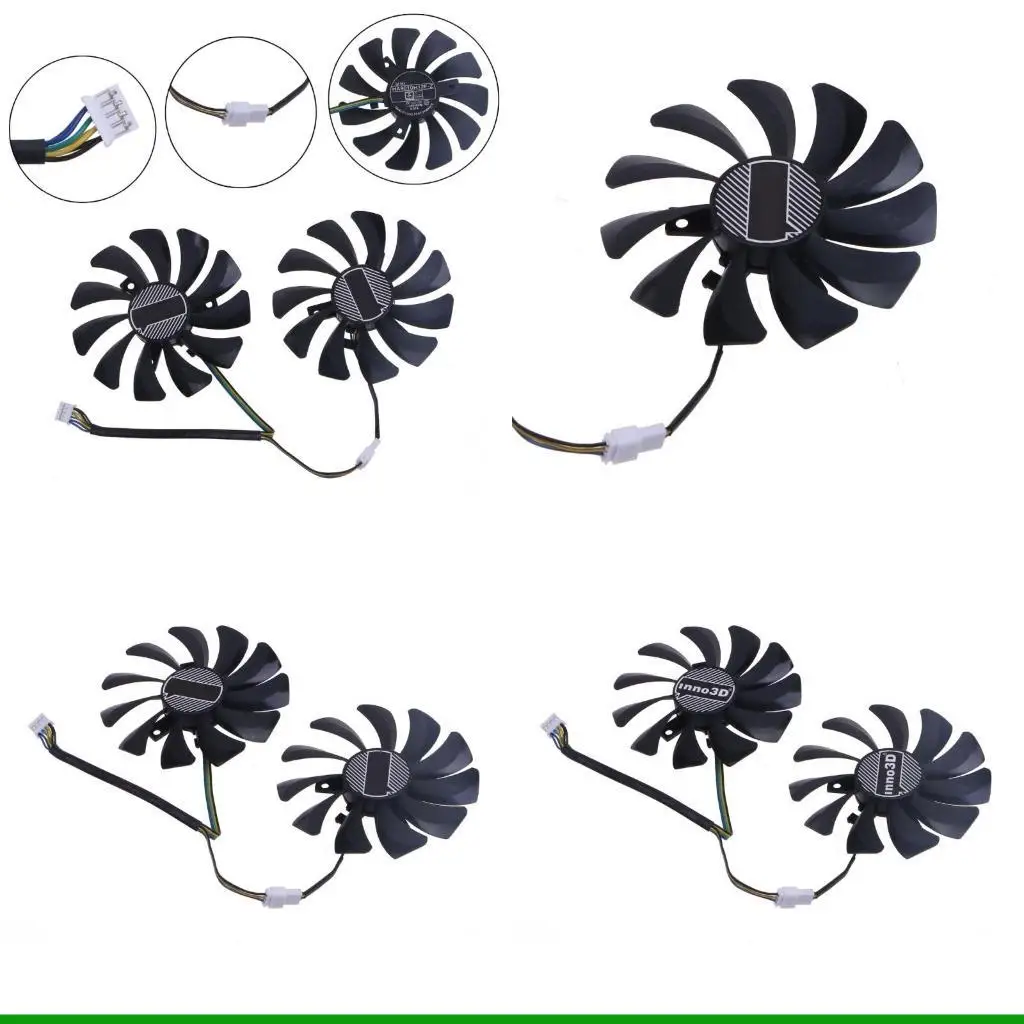 

U55C for Inno3D 1060 85mm HA9010H12F-Z 4Pin VGA Fan Graphics Card Cooling Fan