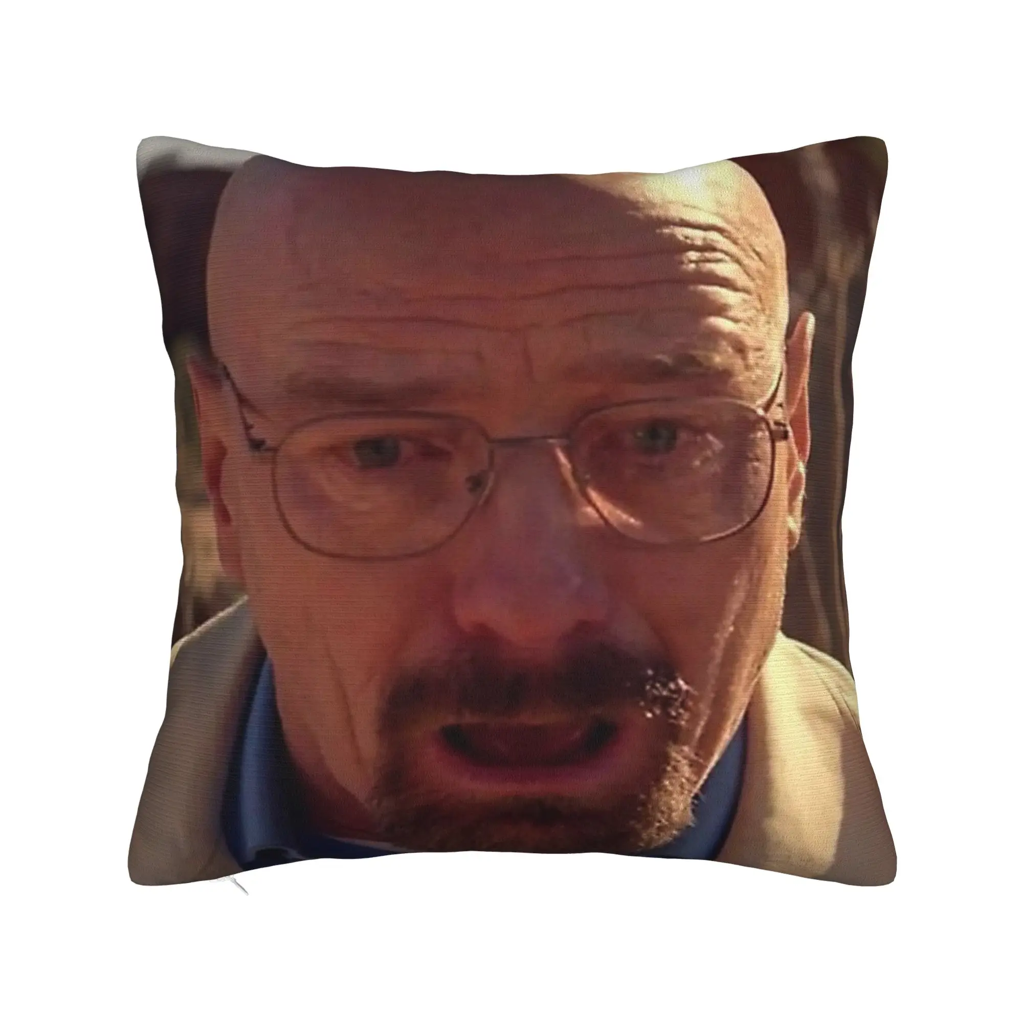 Walter White Meme  Square Pillow Covers Polyester Sofa Breaking Bad Cushion Case Funny Home Decoration Pillowcase 40*40