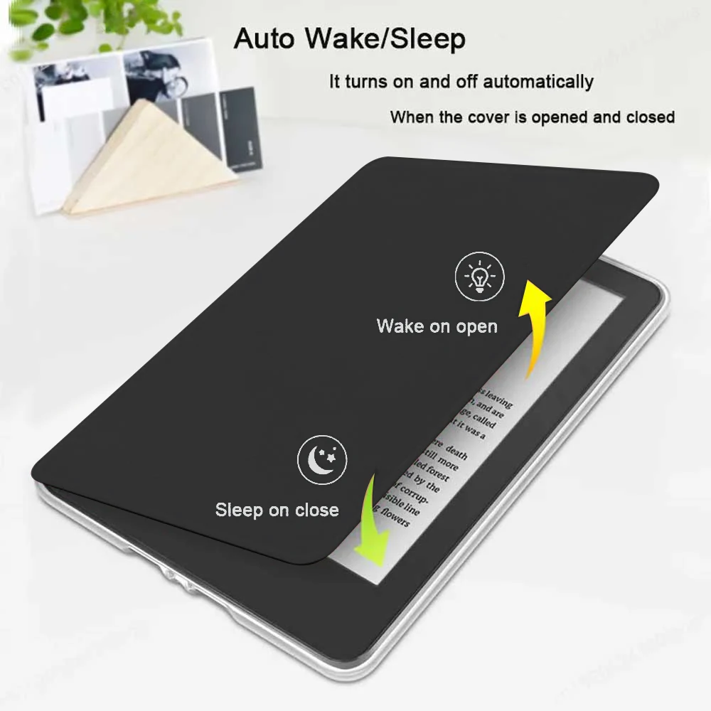 Hand Support Acrylic Case for Kindle Paperwhite 2024 2022 2021 12th 11th Generation C2V2L3 KPW 5 6 Auto Wake/Sleep