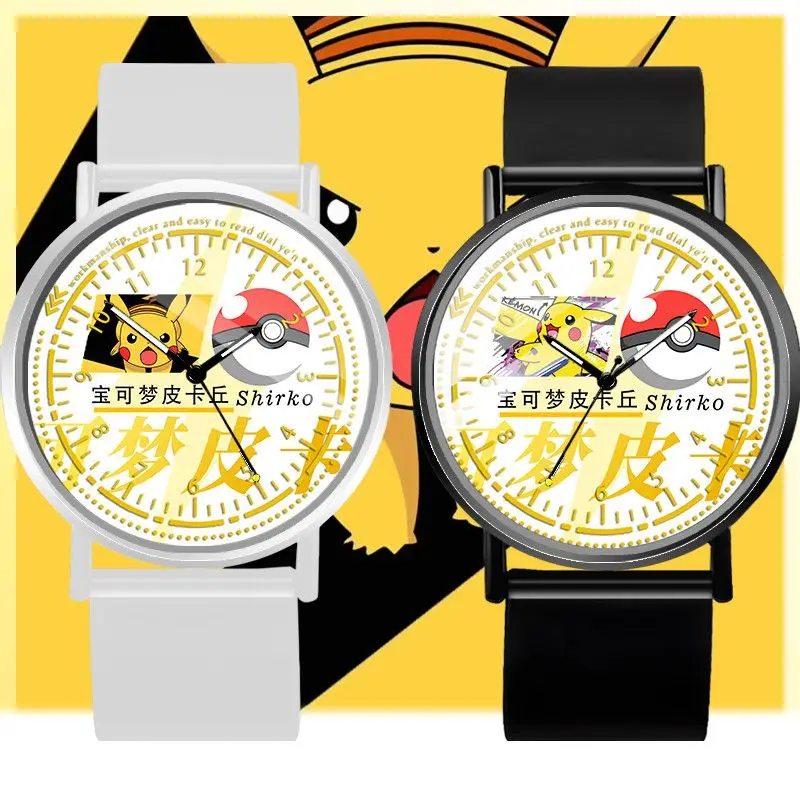 

2025 New Pikachu Pokémon Pointer Watch for Friends Durable Sports Watch Dopamine Sports Personality Gift Box