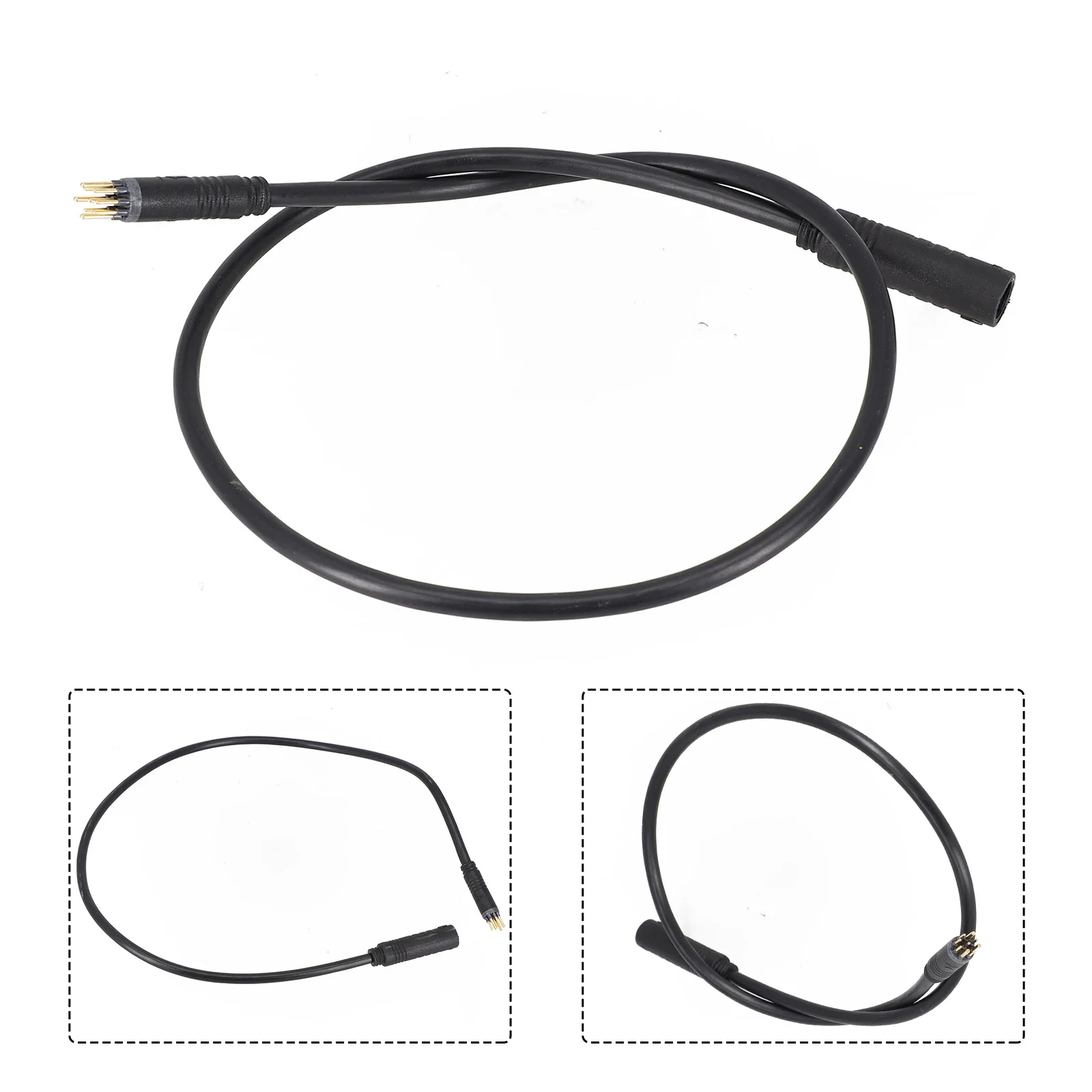 Cable de extensión de Motor de cubo de rueda Julet, 9 pines, 60cm, impermeable, hembra a macho, accesorio para bicicleta eléctrica, gran oferta