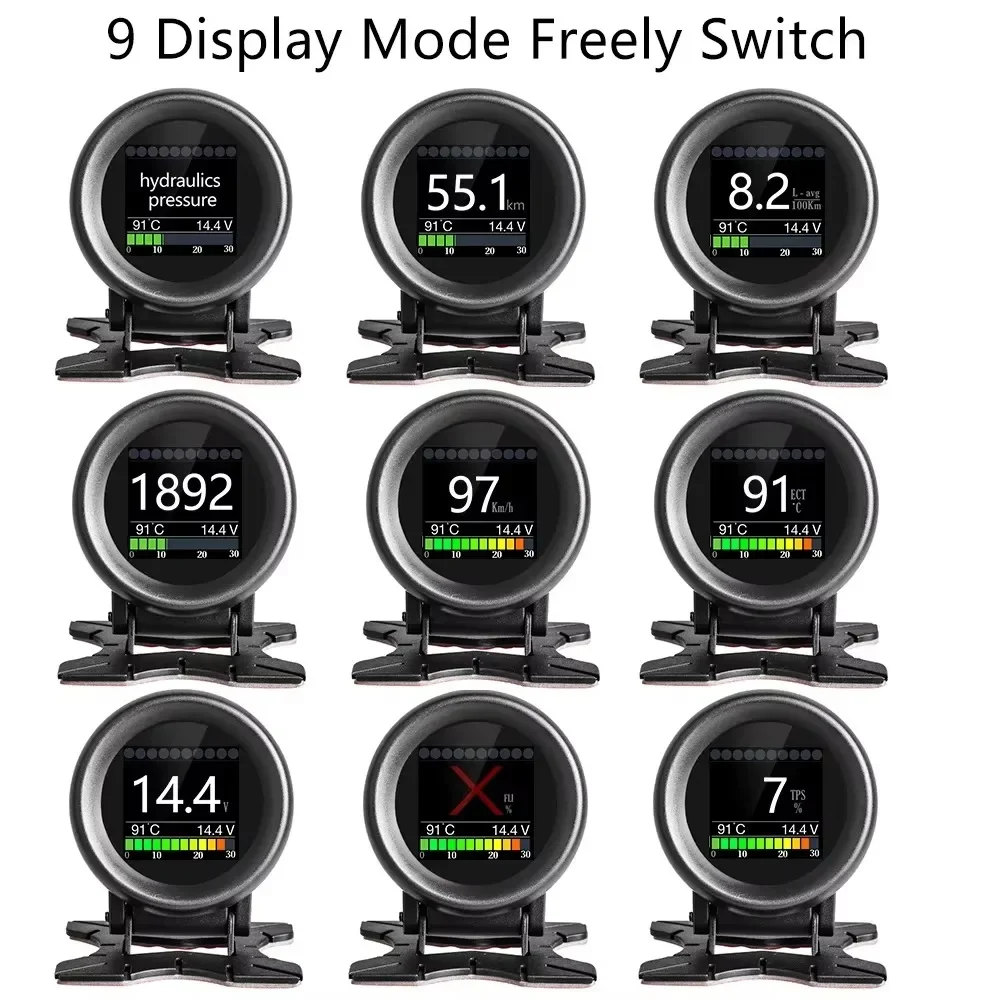 

New A205 on-board Computer Car Digital Computer Display Speed Fuel Consumption Temperature Gauge OBD2 Scanner
