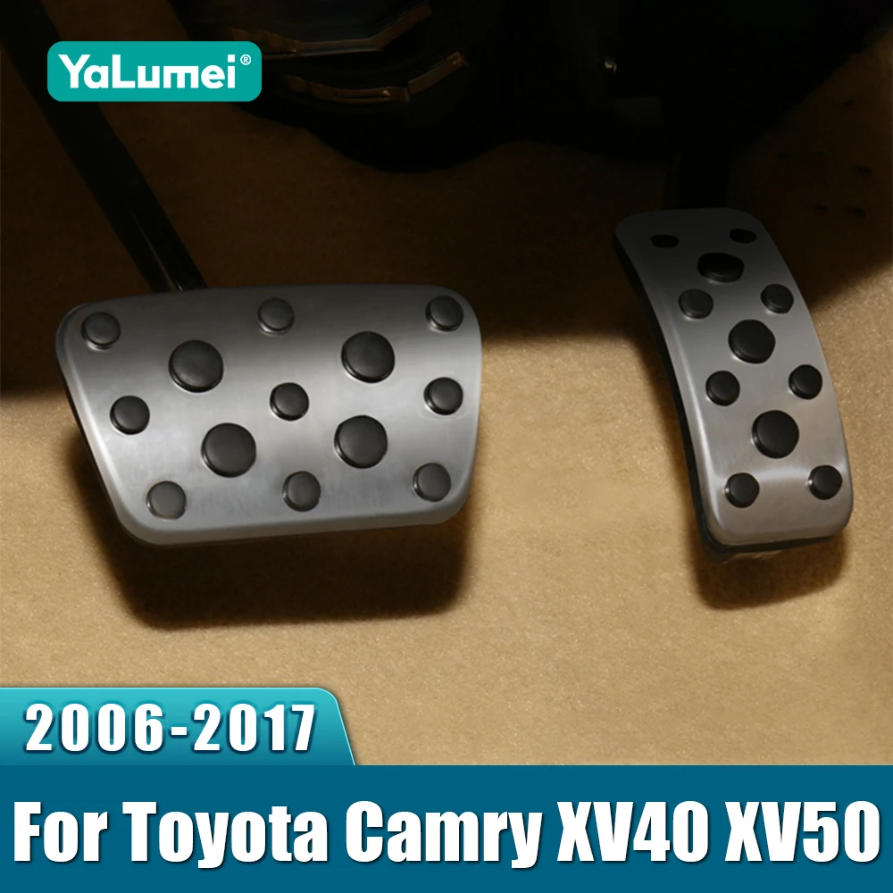 Für Toyota Camry XV40 XV50 2006 2007 2008 2009 2010 2011 2012 2013 2014 2015 2016 2017 Auto Kraftstoff Bremspedale Abdeckung Zubehör