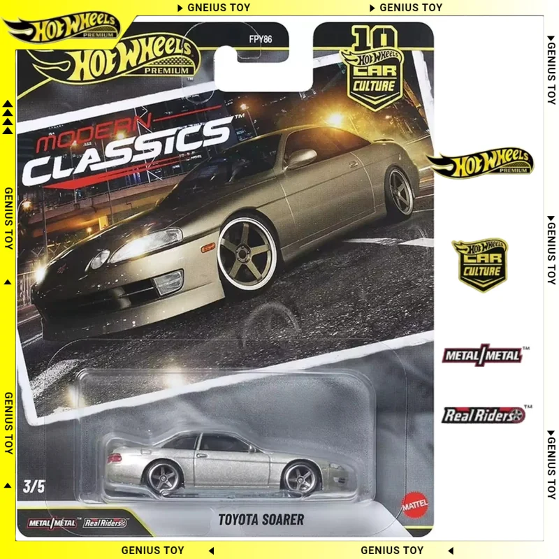 

Hot Wheels 2026 Car Culture Modern Classics TOYOTA SOARER 1:64 Diecast Alloy Metal Body Luxury JDM GT Coupe Collectible Gifts