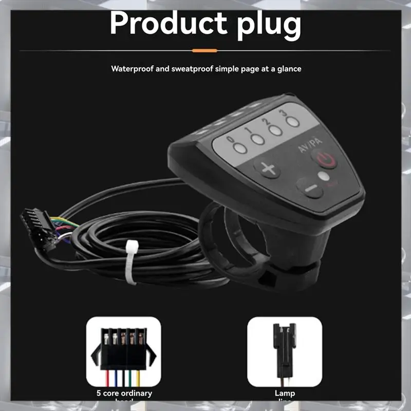 

Hot Selling-36V 48V 15A Brushless Controller G20 Meter LED Display+130X Throttle Kit For Electric Scooter E-Bike Repair Kit,36V