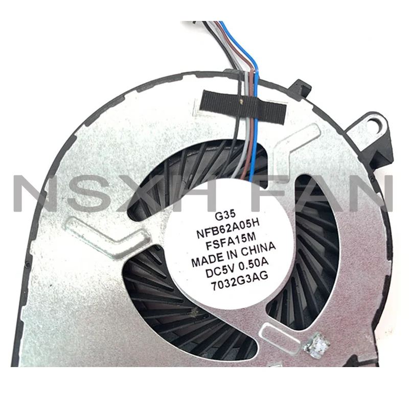 Novo ventilador de CPU para 15-AX, 15-AX020, 15-AX039, 15-AX252, L45184-001, 15-AX030TX, TPN-Q173, NFB62A05H, FSFA15M, 858970-001