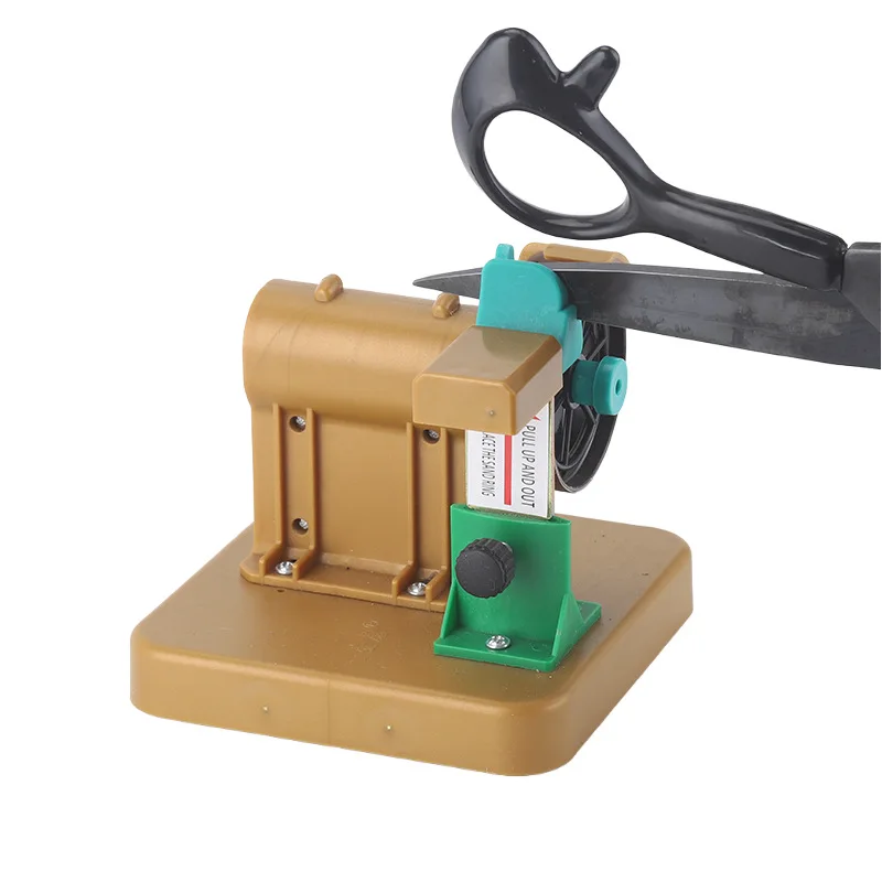 Tailor Scissors 18W Fully Automatic Sharpener Tool With 6PCS Sand Ring Hairdresser Flat Shear Machine Grinding Machine