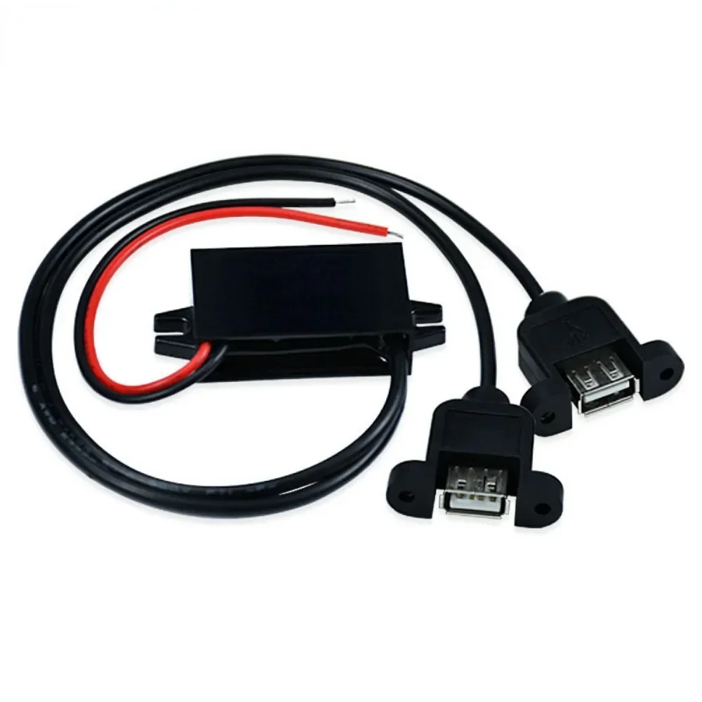 12V24V to 5V 3A Car Power Converter Mini Micro USB Output Adapter Step Down Voltage Power Supply DC-DC with Reverse Protection