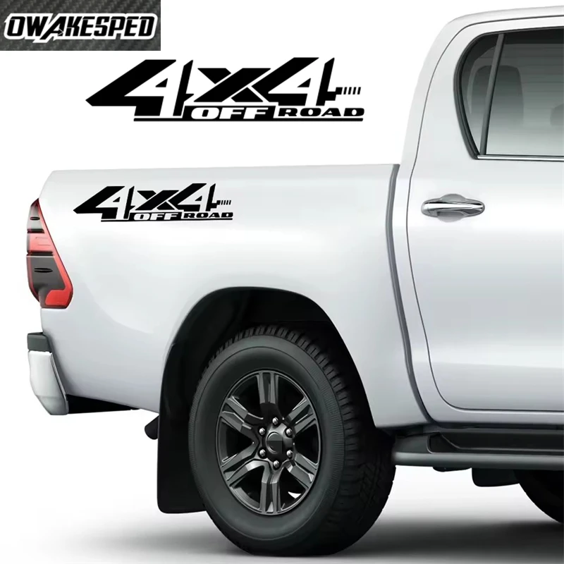 

Наклейки для внедорожников 4X4, виниловая пленка для автомобилей, декоративные наклейки для пикапов Ranger, Raptor, F-150, Hilux, D-MAX, Silverado, Ram, GMC, аксессуары для автомобилей