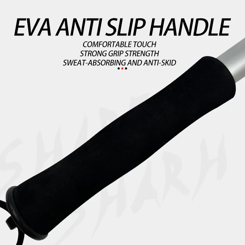 Fishing Tools 60cm Telescopic Gaff Stainless Steel Sea Spear Hook Ice Gaff Fishing Hook Tackle