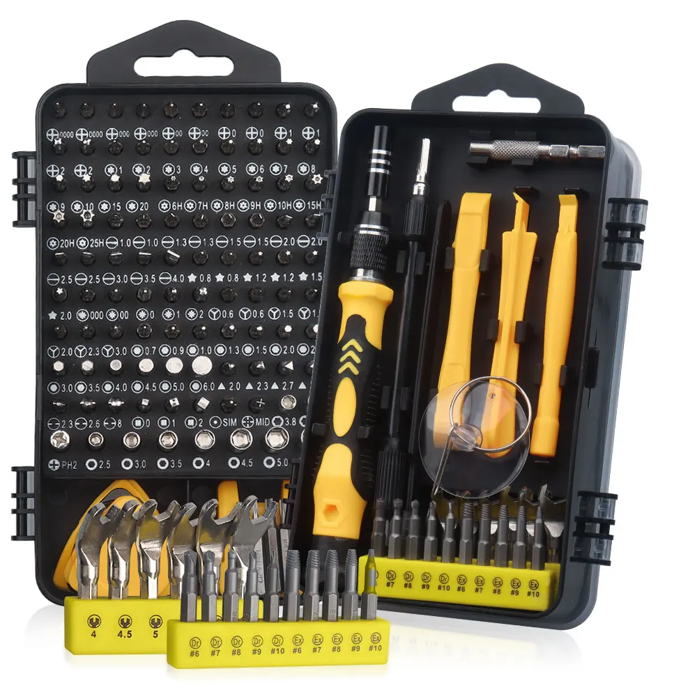 

Precision Screwdriver Set 140-Piece Electronics Tool Kit for Computer, Laptop, Cell Phone, PC, MacBook, iPhone, PS4, PS5 Repair