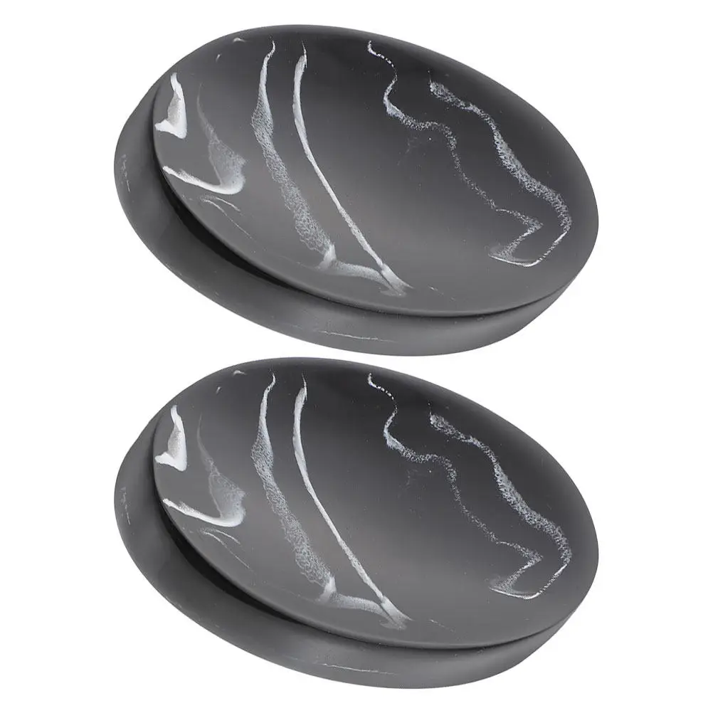 

Набор из 2-х мыльниц с мраморным узором, износостойкие, из смолы, для ванной комнаты, душа, подставка для мыла, контейнер для хранения, для дома и бизнеса