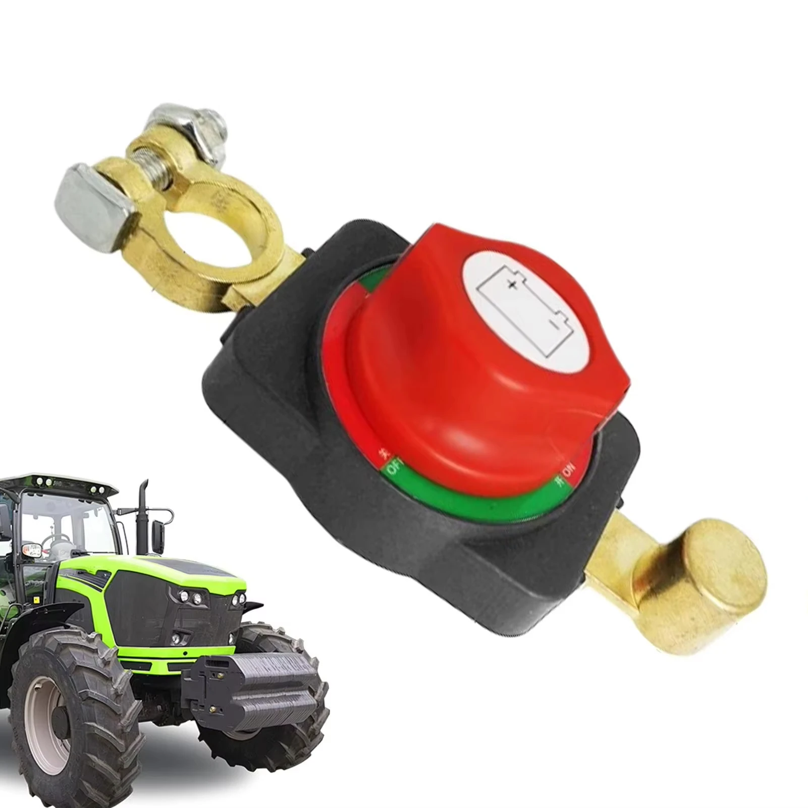 Interruptor de Desconexão de Bateria Universal para Carro, Disjuntor Manual, Protetor de Vazamento Anti-Desligamento, Peças Universais para Automóveis 12V-24V