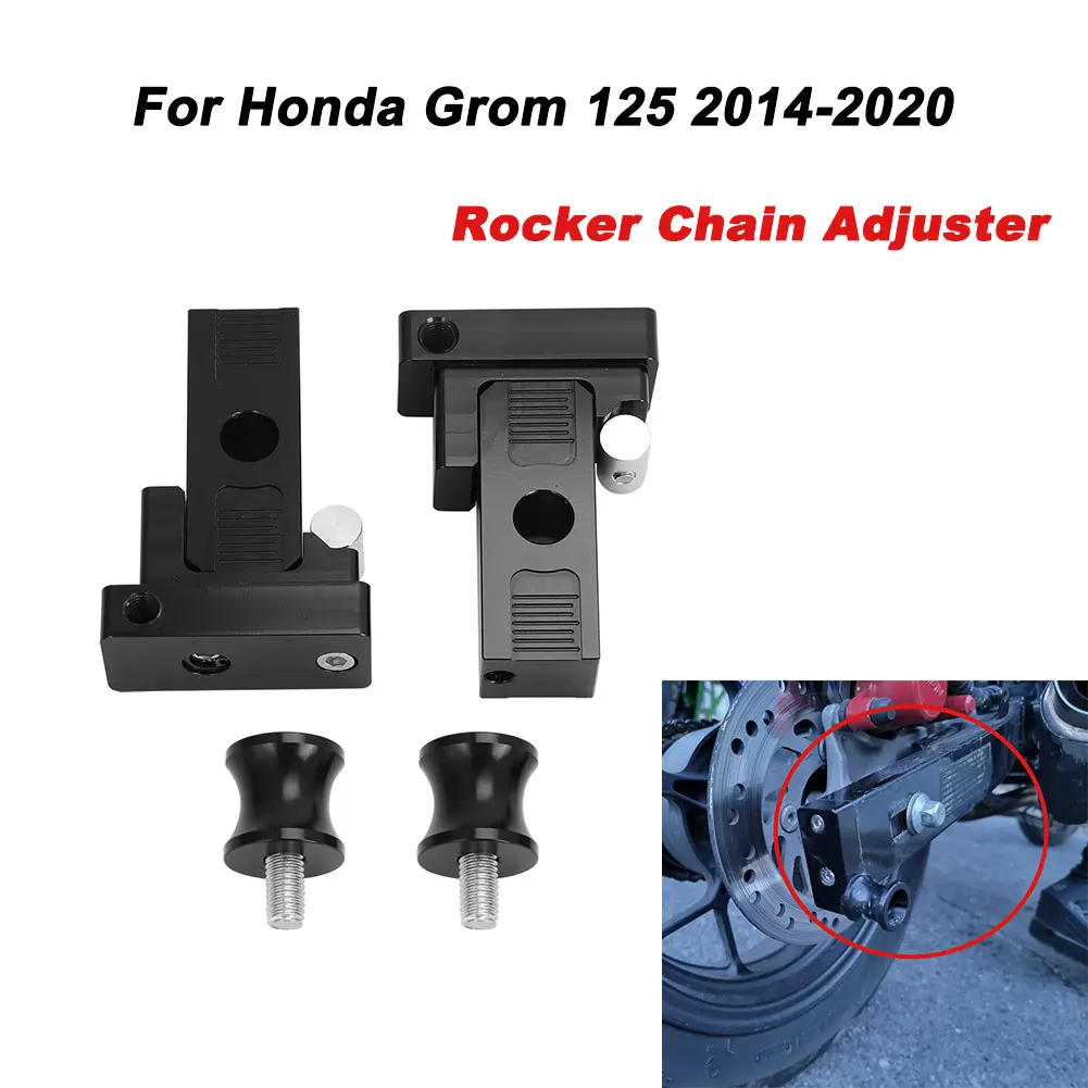 For Honda Grom 125 2014-2020 Motorcycle Rocker Chain Adjuster Shaft Kit Motorbike Rocker Arm Tensioner Shaft Chain Adjuster