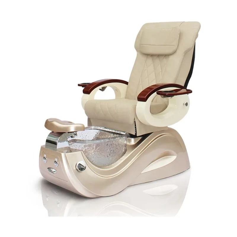 Precio barato, muebles de belleza modernos de lujo para uñas, silla eléctrica sin tuberías para hidromasaje, chorro magnético para pies, Spa, masaje y pedicura